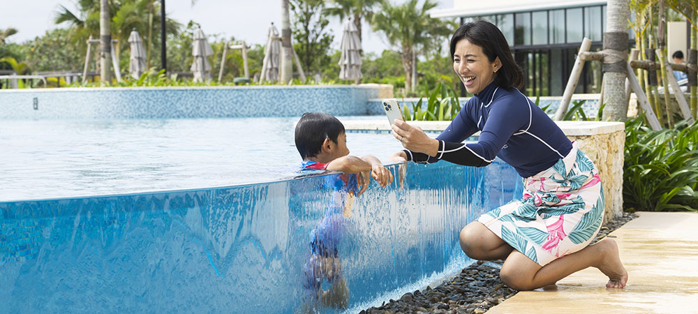 【期間限定】宮古島ならではの冬を楽しむ　屋外温水プール