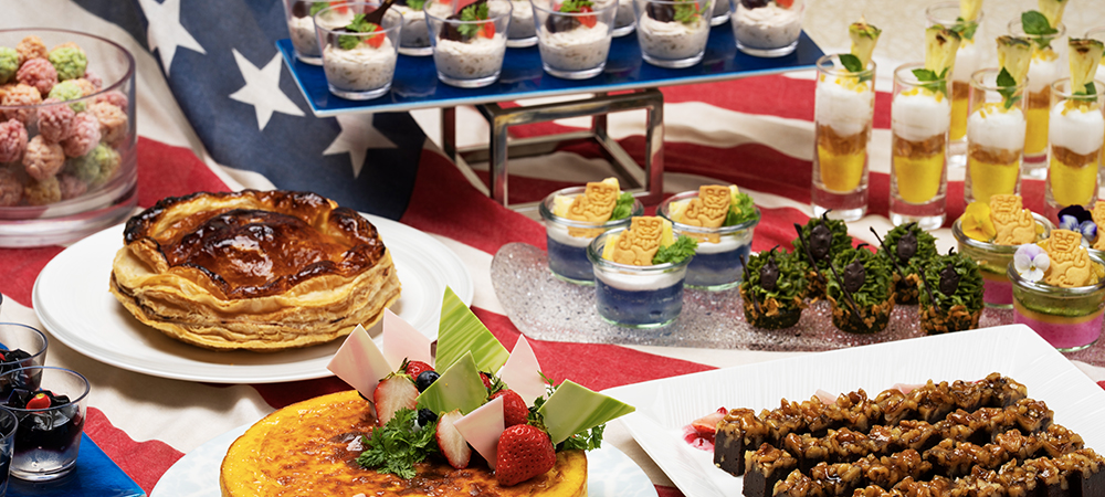 ワールドスイーツビュッフェ ～Taste of America～アメリカの魅力が詰まった、甘くて濃厚なスイーツの旅へ。